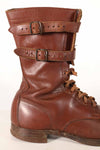 1940's U.S. Army M40 Cavalry shorts boots, 2 buckles, used, A