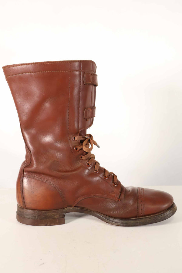 1940's U.S. Army M40 Cavalry shorts boots, 2 buckles, used, A