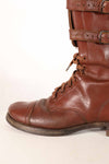 1940's U.S. Army M40 Cavalry shorts boots, 2 buckles, used, A