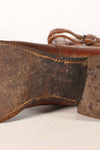 1940's U.S. Army M40 Cavalry shorts boots, 2 buckles, used, A