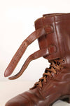 1940's U.S. Army M40 Cavalry shorts boots, 2 buckles, used, A