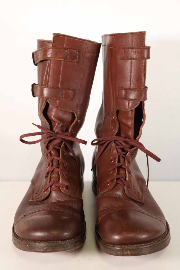 1940's U.S. Army M40 Cavalry shorts boots, 2 buckles, used, B