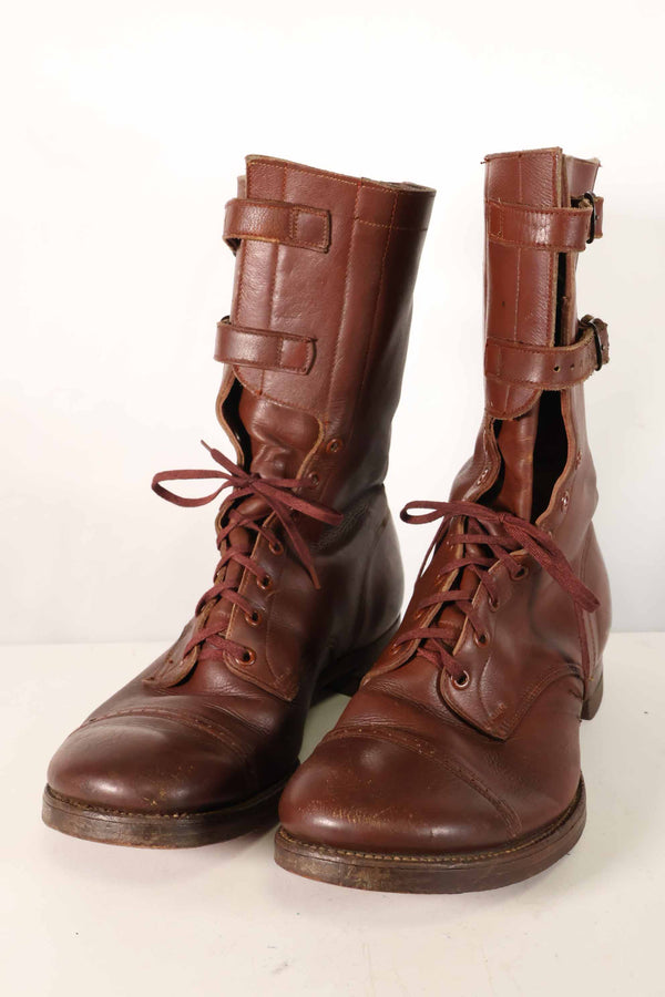 1940's U.S. Army M40 Cavalry shorts boots, 2 buckles, used, B