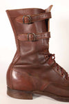 1940's U.S. Army M40 Cavalry shorts boots, 2 buckles, used, B