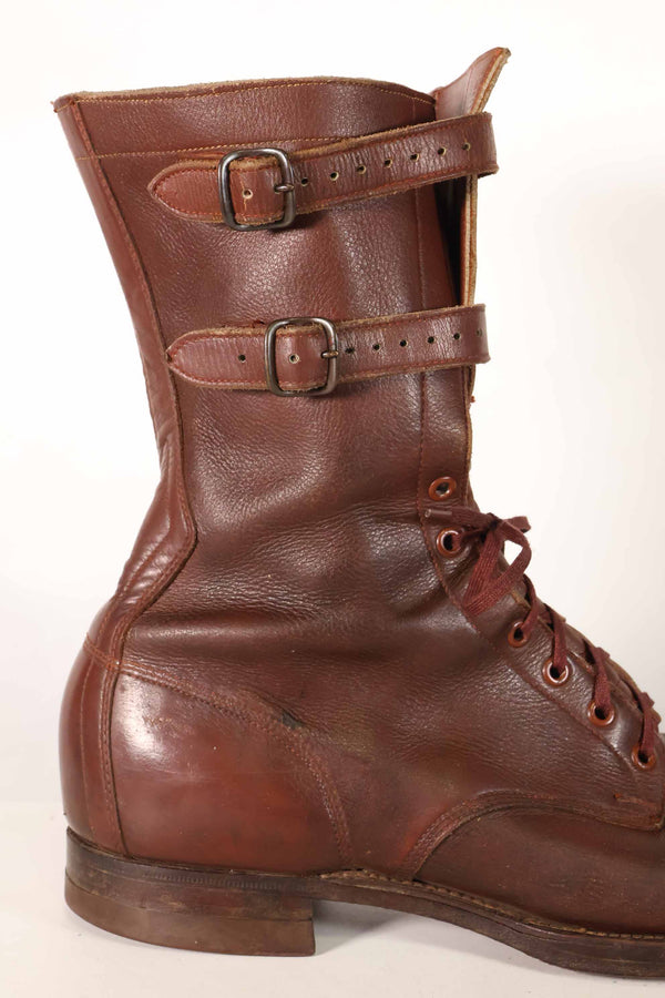 1940's U.S. Army M40 Cavalry shorts boots, 2 buckles, used, B