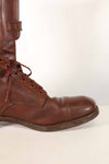 1940's U.S. Army M40 Cavalry shorts boots, 2 buckles, used, B