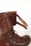 1940's U.S. Army M40 Cavalry shorts boots, 2 buckles, used, B