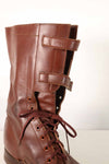 1940's U.S. Army M40 Cavalry shorts boots, 2 buckles, used, B