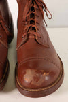 1940's U.S. Army M40 Cavalry Long Boots, 3 buckles, used.