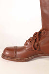 1940's U.S. Army M40 Cavalry Long Boots, 3 buckles, used.