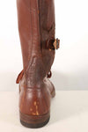 1940's U.S. Army M40 Cavalry Long Boots, 3 buckles, used.