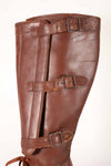 1940's U.S. Army M40 Cavalry Long Boots, 3 buckles, used.