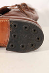 1940's U.S. Army M40 Cavalry Long Boots, 3 buckles, used.