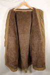 1940s, WWII, U.S. Navy, N-1 Deck Coat, Hooded Jacket, Faded, Stenciled, Used