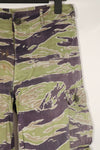 Real heavyweight fabric late war pattern tiger stripe pants, used.