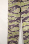 Real heavyweight fabric late war pattern tiger stripe pants, used.