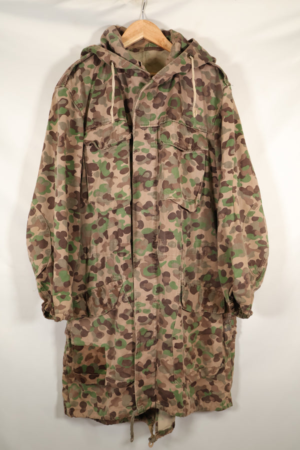 1960s–70s: M57 Austrian Army P-Pattern Camouflage Hoodie, Used, Grade A
