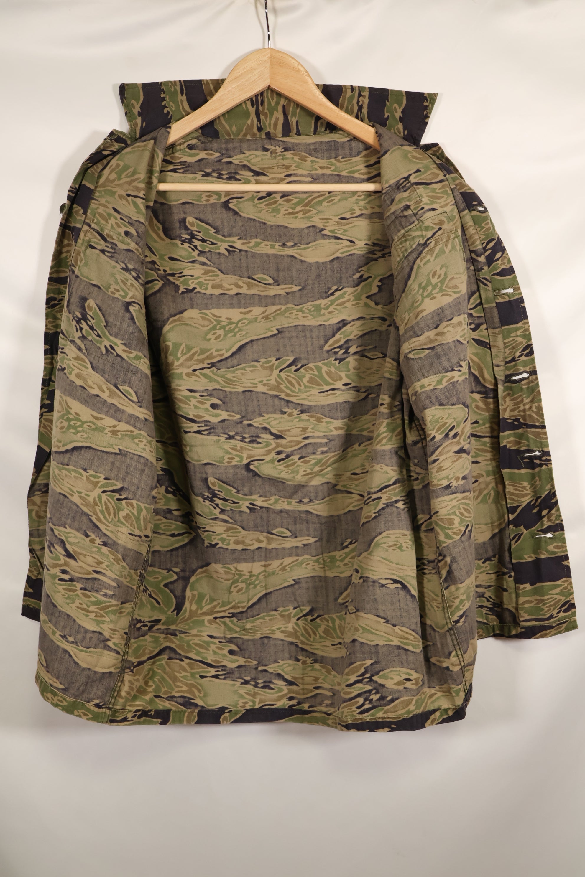 Real Late War Pattern US-Size Tiger Stripe Shirt with 173rd Airborne Brigade Patch