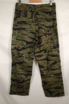 Actual Late War Pattern Presumed US-M Tiger Stripe Pants, almost unused, with name