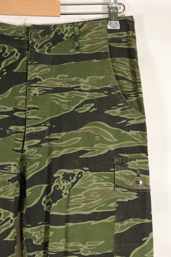 Real Late War Pattern US Size Tiger Stripe Shirt Dark Color Used