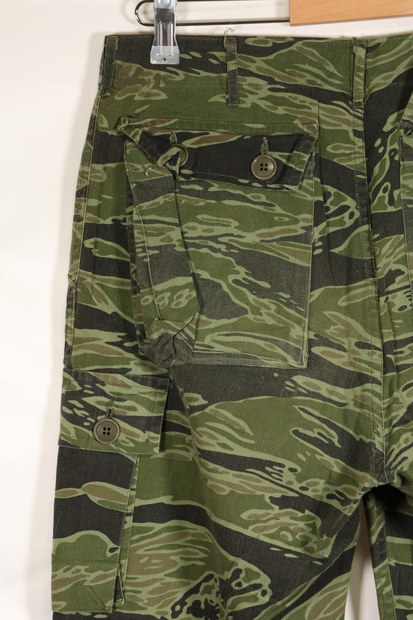 Real Late War Pattern US Size Tiger Stripe Shirt Dark Color Used