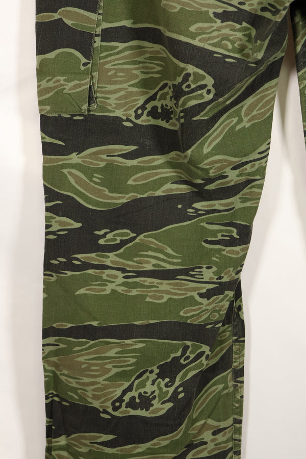 Real Late War Pattern US Size Tiger Stripe Shirt Dark Color Used