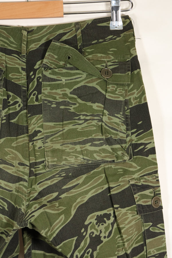 Real Late War Pattern US Size Tiger Stripe Shirt Dark Color Used