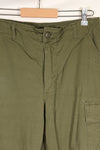 Estimated 1968–69 S-L 4th Model Jungle Fatigue Pants, Used, No Contract Tag