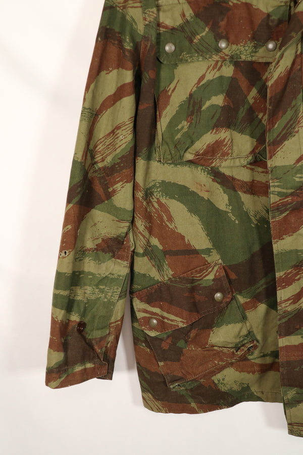 Real 1950s French Army Lizard Camouflage TAP 47/54 Airborne Jacket, almost unused.