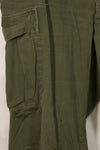 1967 Contract 3rd Model Non Ripstop Jungle Fatigue Pants Size Tag Unreadable Used