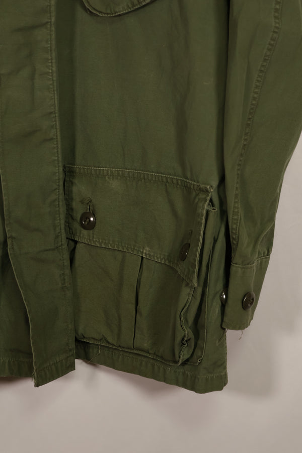 Real 1963-64 1st Model Jungle Fatigue Jacket, stains, holes.