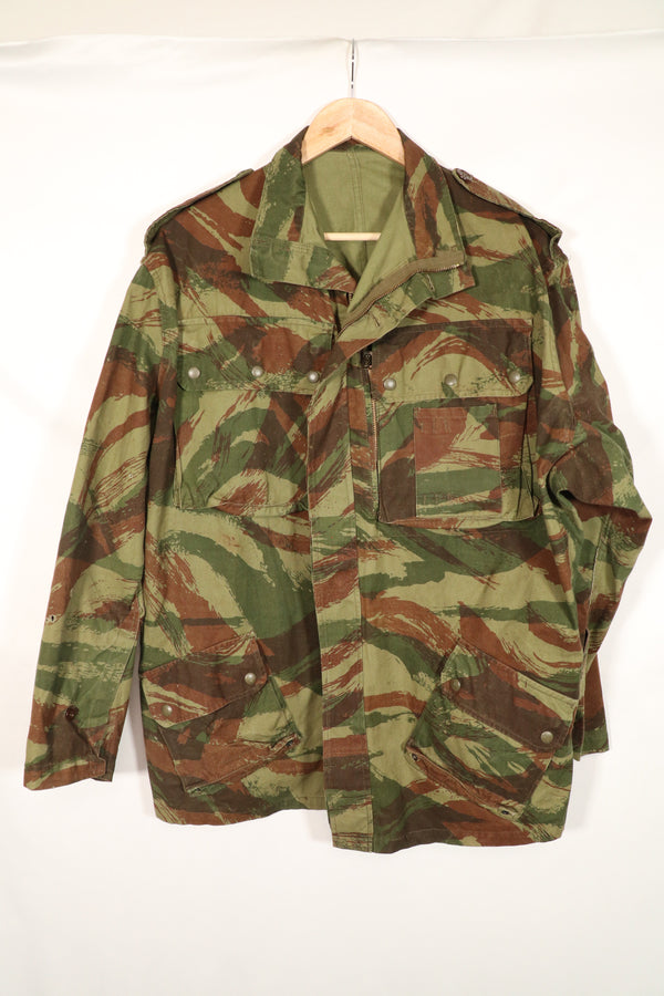 Real 1950s French Army Lizard Camouflage TAP 47/54 Airborne Jacket, almost unused.