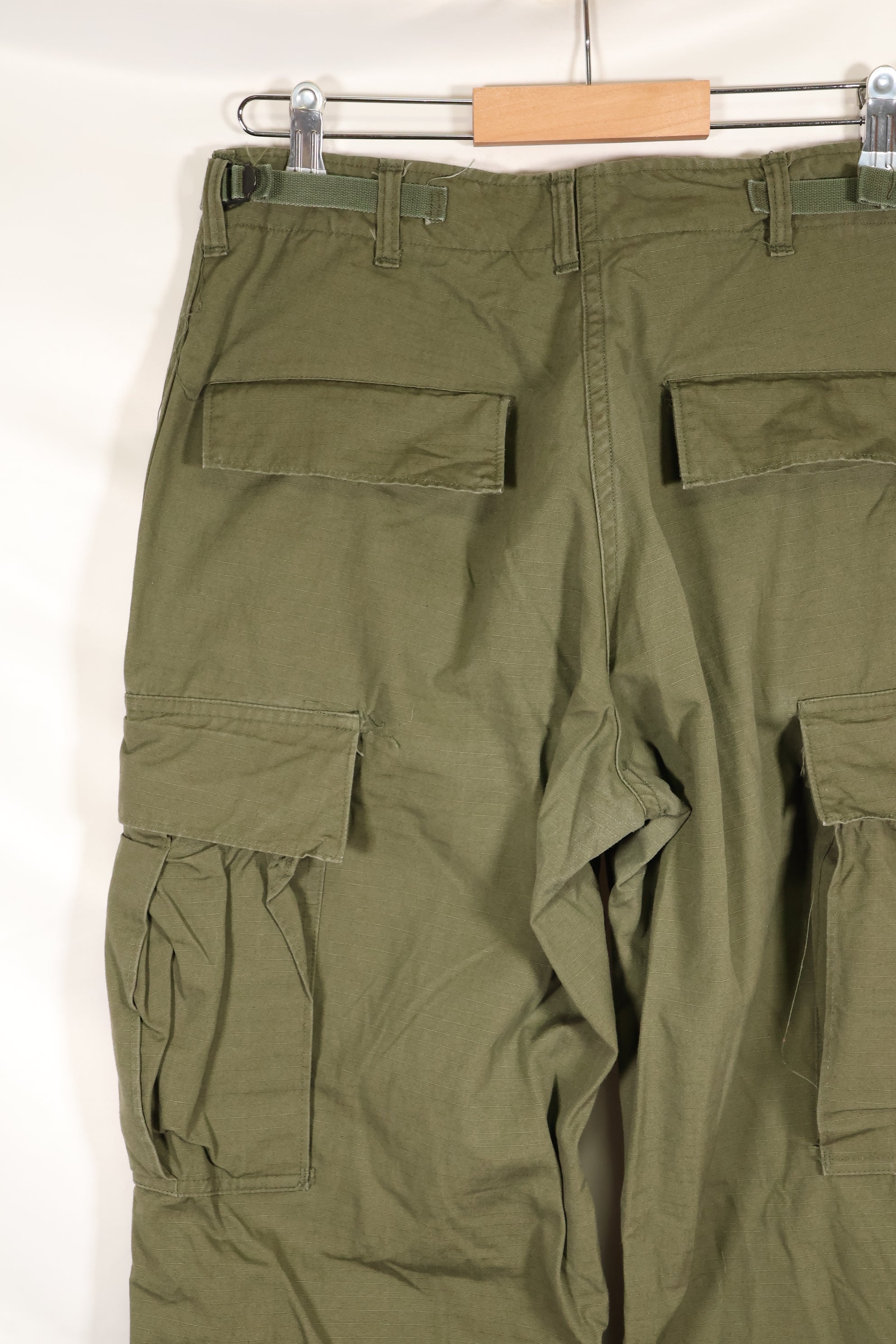 Estimated 1968–69 S-L 4th Model Jungle Fatigue Pants, Used, No Contract Tag
