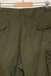 1967 Contract 3rd Model Non Ripstop Jungle Fatigue Pants Size Tag Unreadable Used