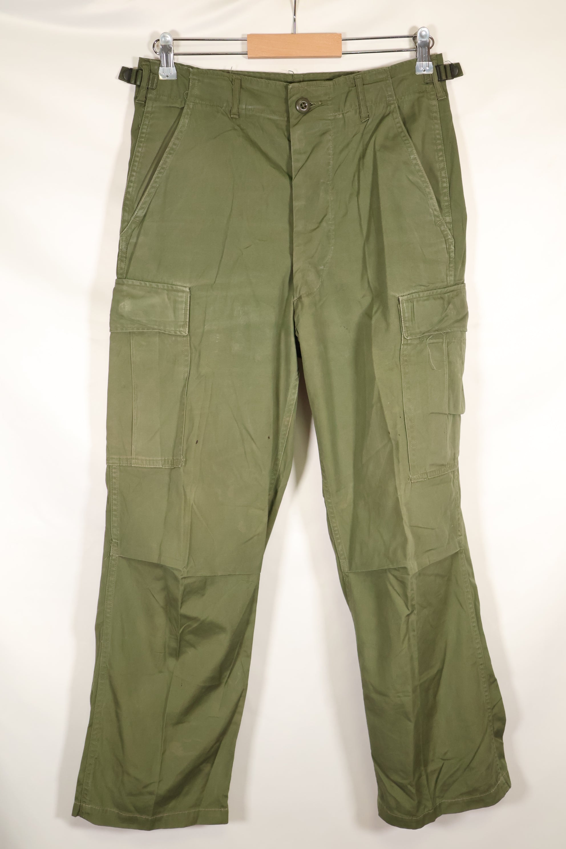 Estimated circa 1967 | S-L | 3rd Model Non-Ripstop Jungle Fatigue Pants | Faded | Used