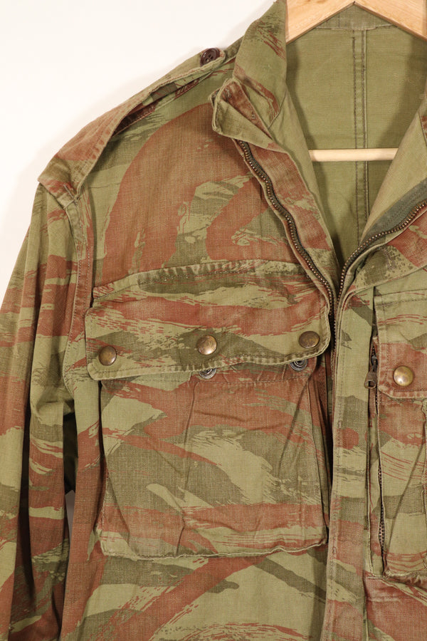 Real 1950's French Army Lizard Camouflage TAP 47/56 Airborne Jacket