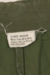 1967 Contract 3rd Model Non Ripstop Jungle Fatigue Pants X-L-R Used B