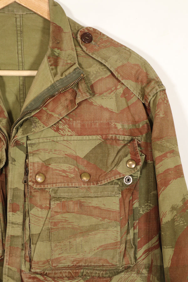 Real 1950's French Army Lizard Camouflage TAP 47/56 Airborne Jacket