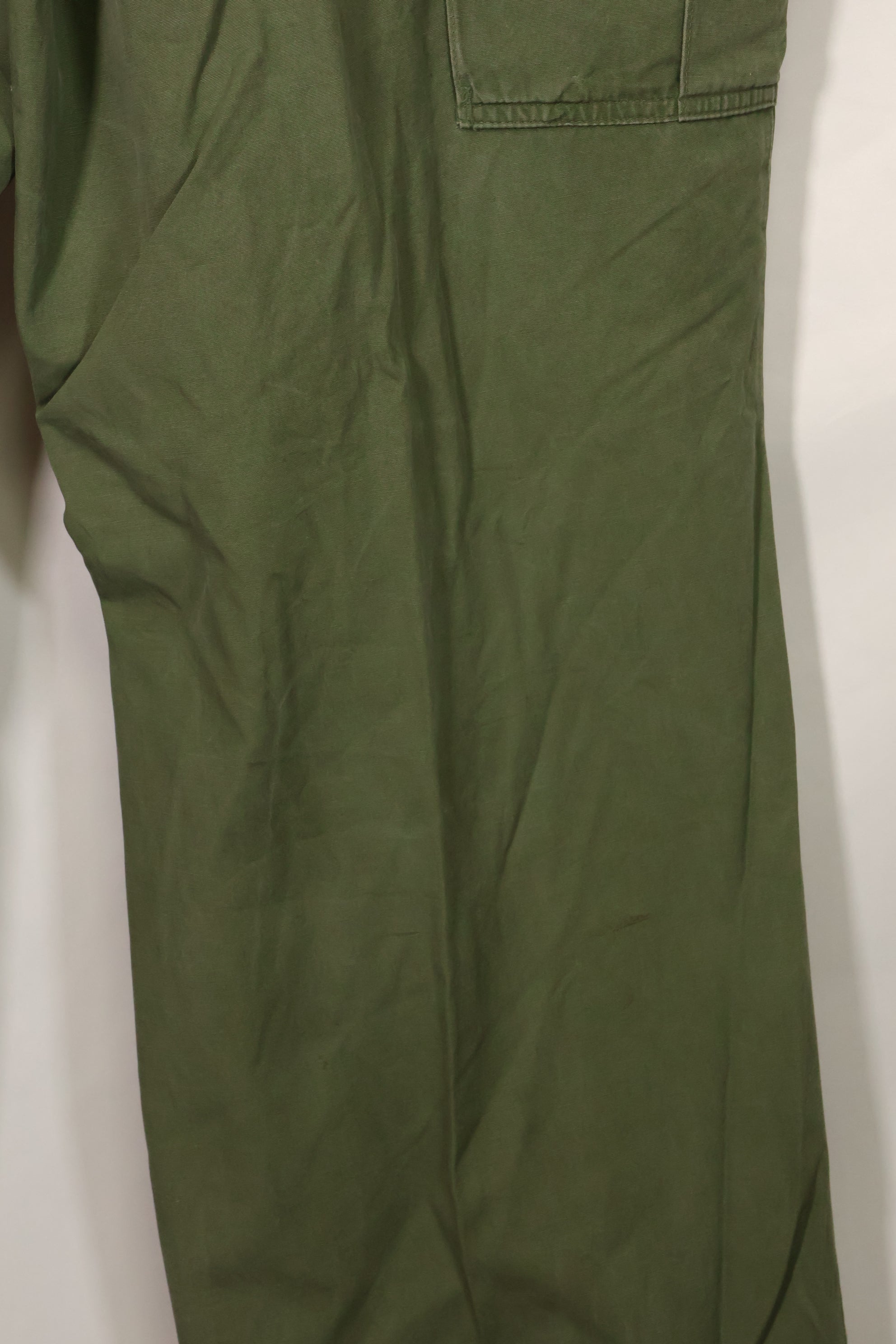 1967 Contract 3rd Model Non Ripstop Jungle Fatigue Pants X-L-R Used B