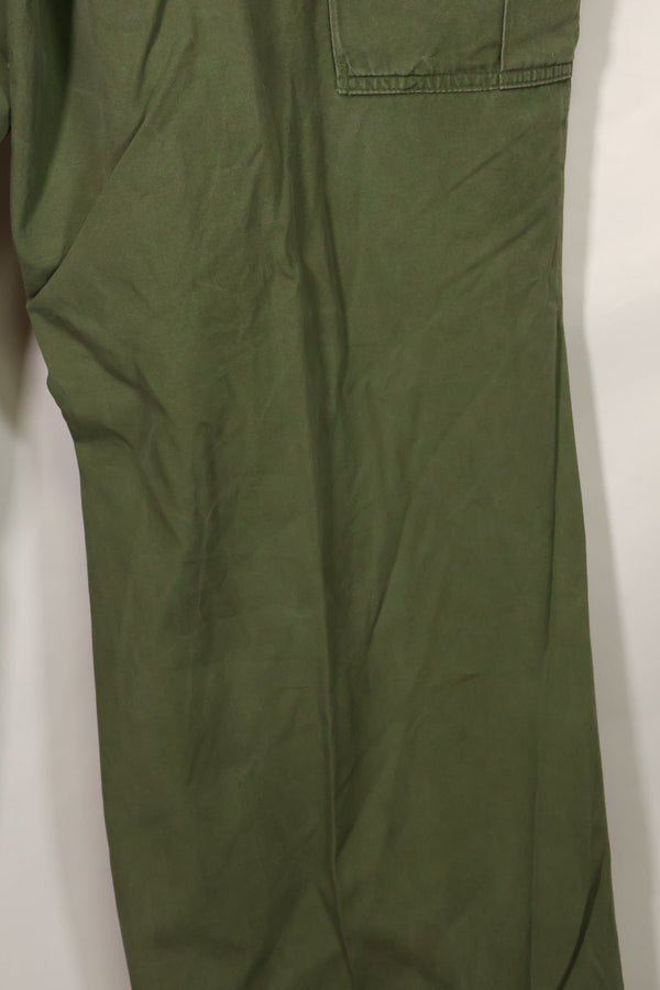 1967 Contract 3rd Model Non Ripstop Jungle Fatigue Pants X-L-R Used B