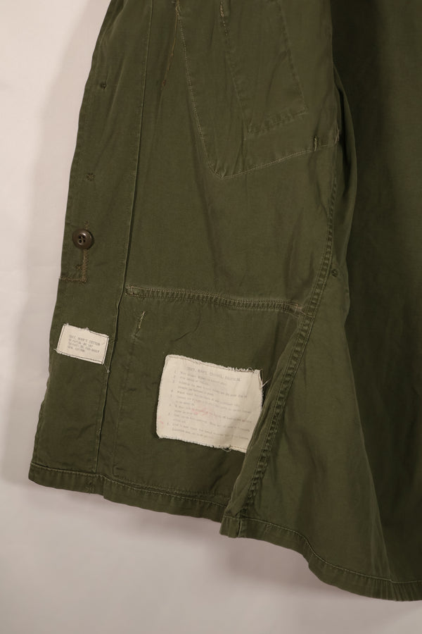 Real Japanese made FEC-39917 2nd Model Jungle Fatigue Jacket, 25th Infantry Division, with patch, used.