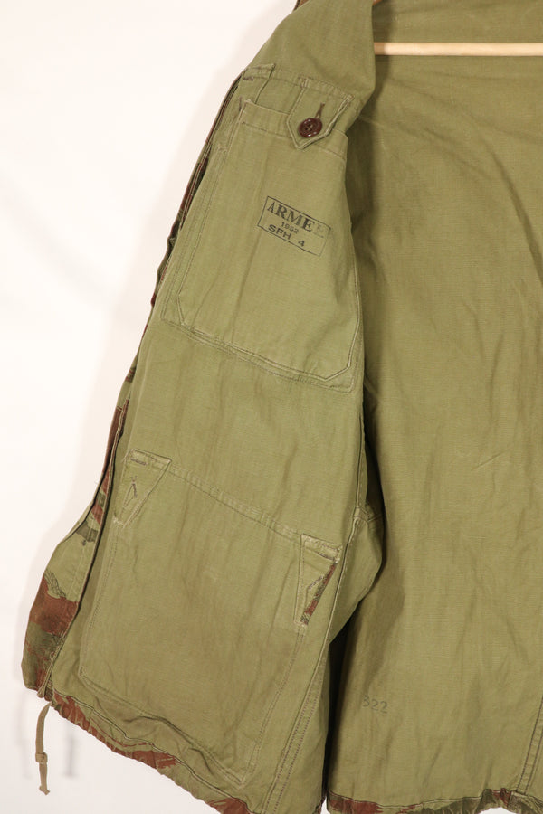 Real 1950's French Army Lizard Camouflage TAP 47/56 Airborne Jacket