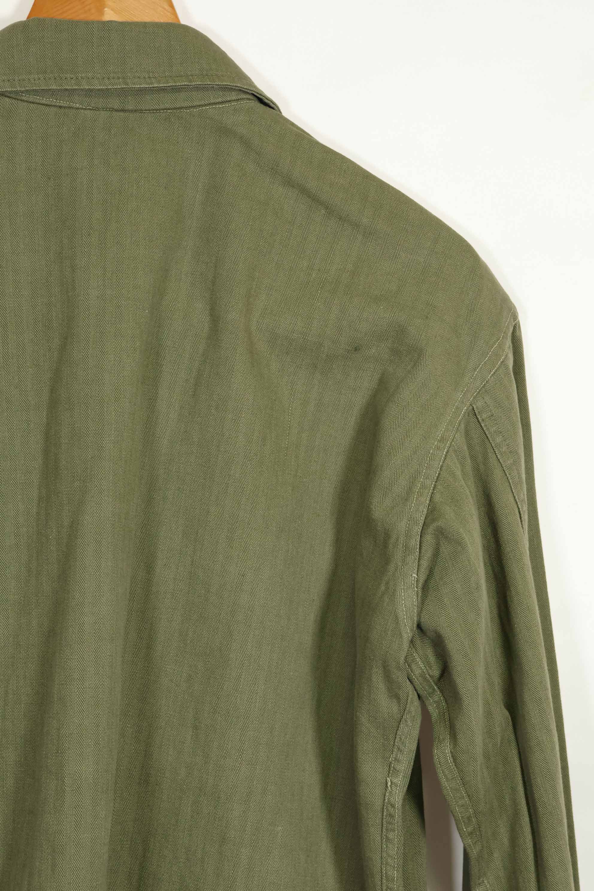 1950's U.S. Army HBT Utility Shirt, almost unused.