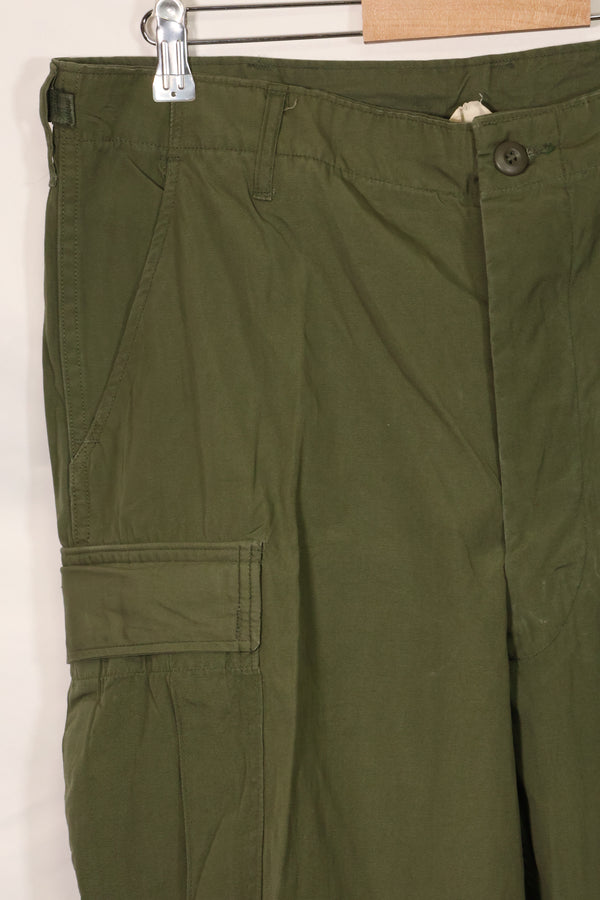 1967 Contract 3rd Model Non Ripstop Jungle Fatigue Pants L-L Almost Unused