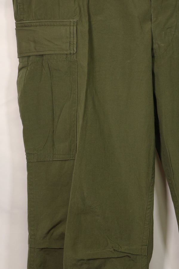 1967 Contract 3rd Model Non Ripstop Jungle Fatigue Pants L-L Almost Unused