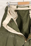 1952 Contract, M-L, U.S. Army, M51 Field Pants, Some Wear, Used