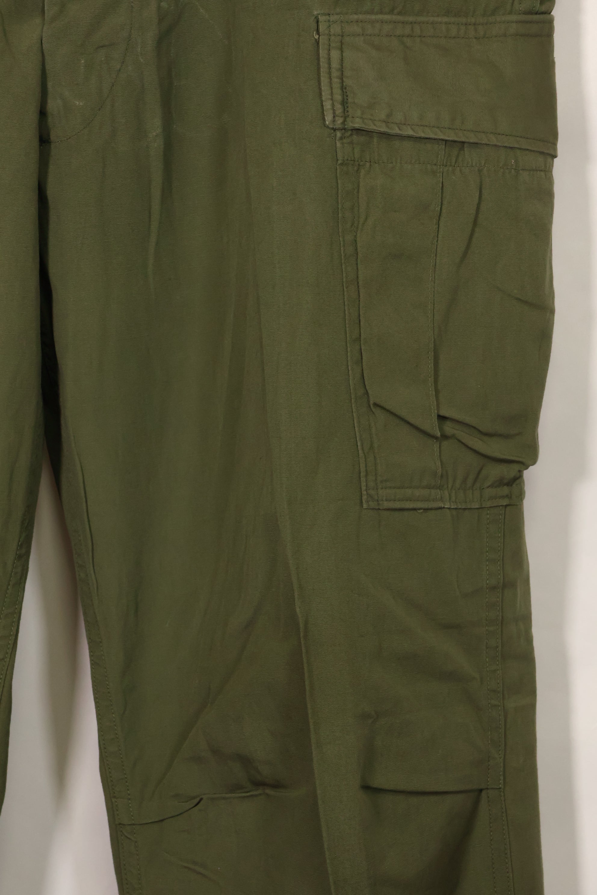 1967 Contract 3rd Model Non Ripstop Jungle Fatigue Pants L-L Almost Unused
