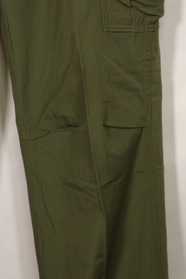 1967 Contract 3rd Model Non Ripstop Jungle Fatigue Pants L-L Almost Unused