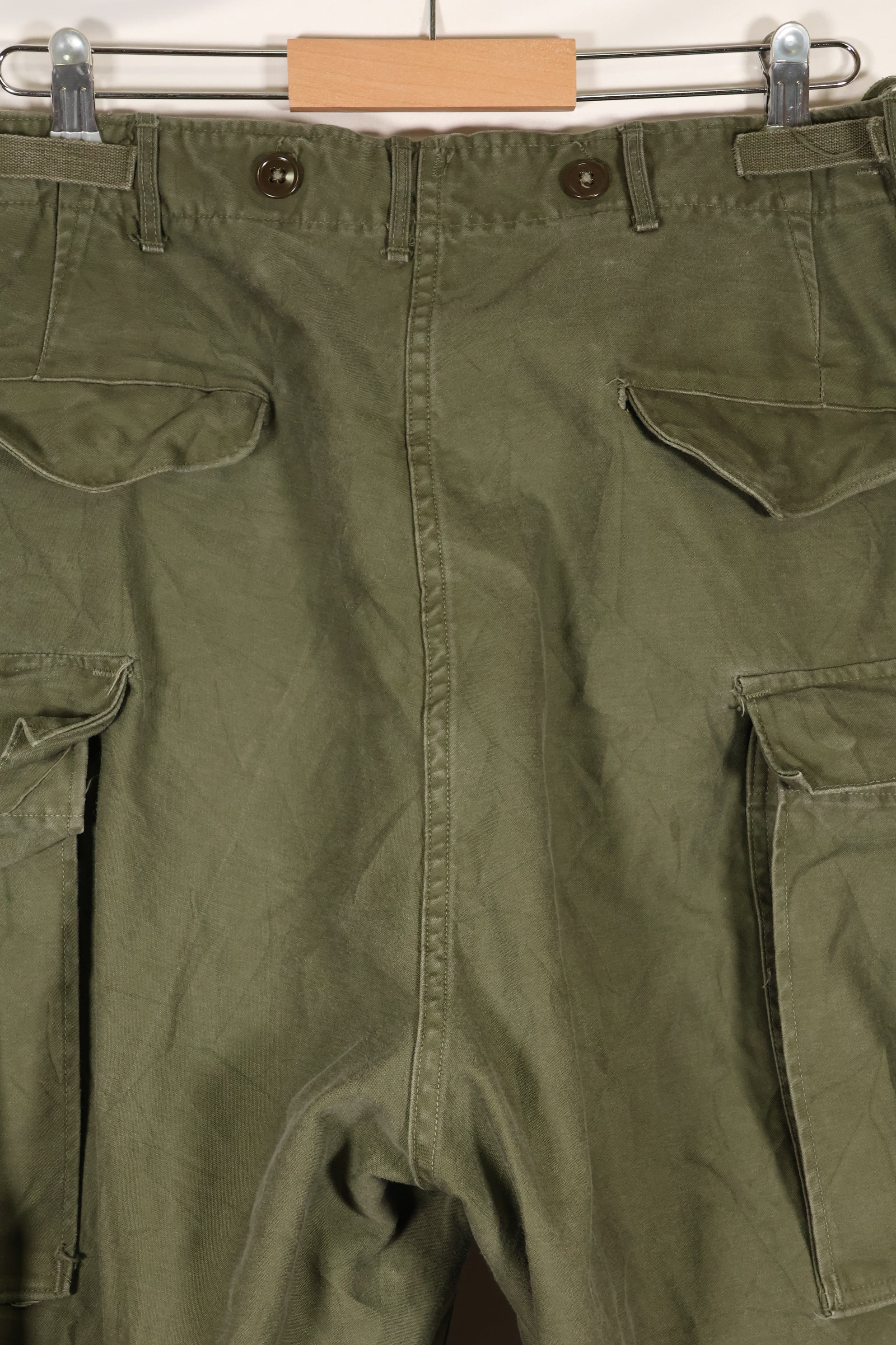 1952 Contract, M-L, U.S. Army, M51 Field Pants, Some Wear, Used
