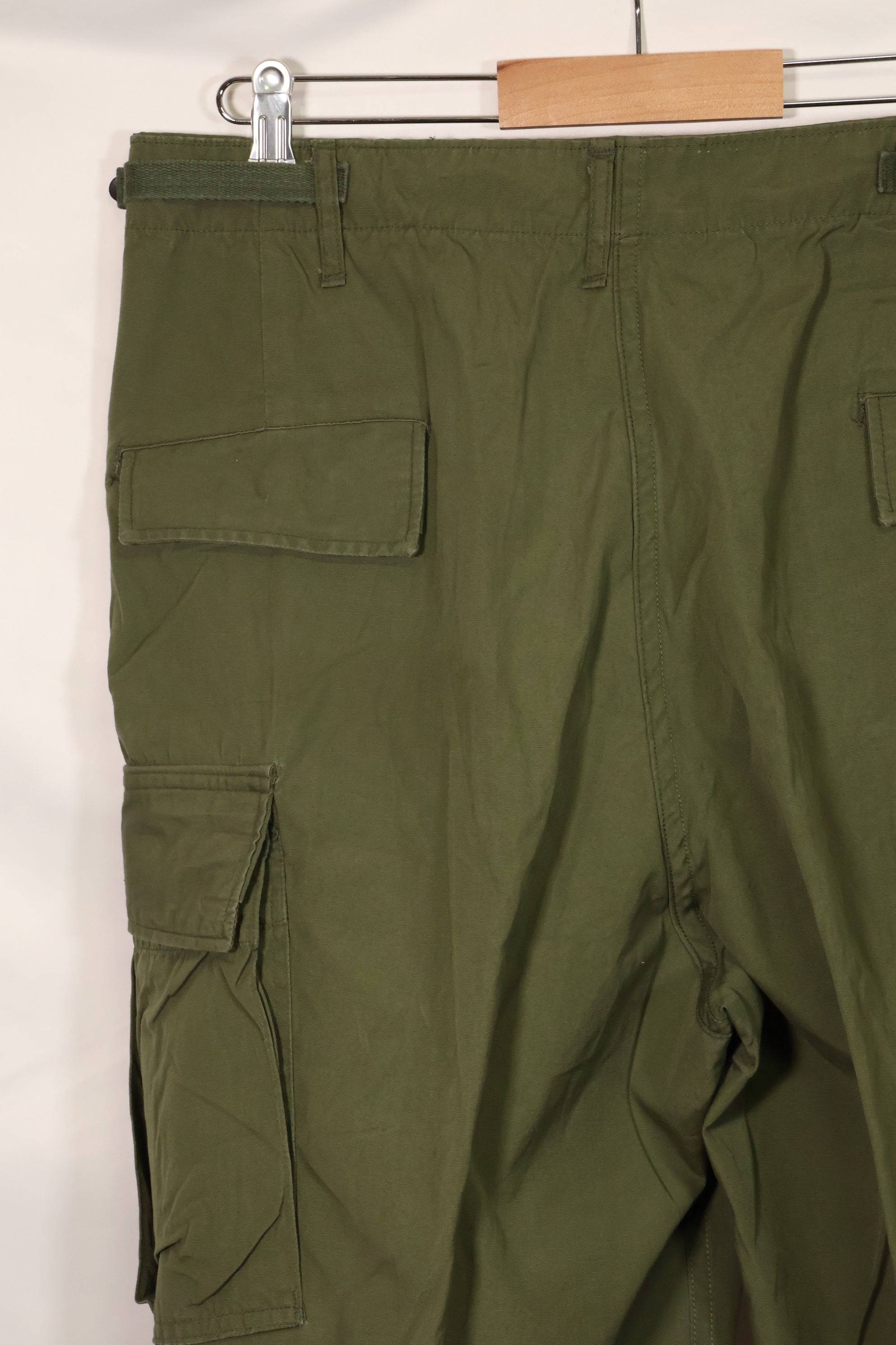 1967 Contract 3rd Model Non Ripstop Jungle Fatigue Pants L-L Almost Unused